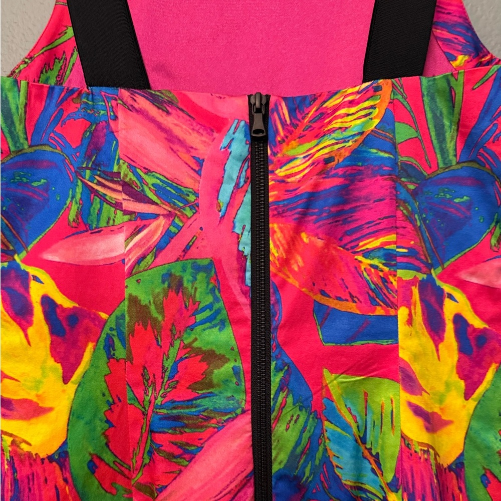 Milly Floral Printed Sheath Dress Size 10 - Picture 6 of 9